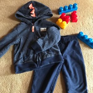 Carters Little Monster Sweat suit